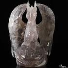 6 1  Fluorite Hand Carved Crystal Dragon Sculpture  Crystal Healing