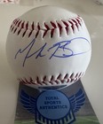 Mookie Betts Signed Ball Dodgers Letter Authentication Hologram Coa