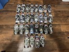 Star Wars Titanium Series Lot Of 28 Die Cast Ships Vehicles At-at Tie X-wing