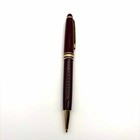 Montblanc Meisterstuck Mechanical Pencil Bordeaux Burgundy Gold Logo Japan Used