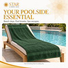 Hotel   Spa Pool Beach Towels 100  Ring Spun Cotton Kashmir Green   Multipack
