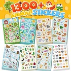 1300  Stickers For Kids  8 Sheets Cute Animal Stickers Bulk For Classroom Crafts