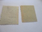 Pair Of Scott  300 Ben Franklin 1902 1c Stamps Misperf Errors