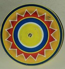 Vintage Ohio Art Company Circus Train Tin Spinning Top Toy 1950-1960s