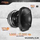 4x Prv 2    Horn Driver Wg2000py Slim Shallow Mount High Frequency 8 Ohm 600 Watts