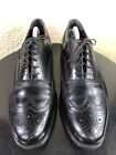 Florsheim Brogue Oxford Wingtips 20330 Mens Size 8 5 Eee Black Vintage Made Usa