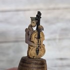Vintage Miniature Ragtime Band On Wooden Barrels - Japan - 1940 s