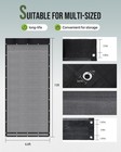 Heavy Duty 6 6  X 15  Dump Trailer Tarp By Foundgo Mesh Tarp With Grommets  A   