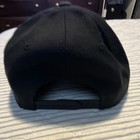 Troll Co  Black Snapback Hat Blue Collar Bastard Patch Adjustable Fit 