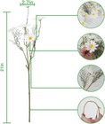 10 Pcs Artificial Daisy Silk Flowers Bunch Bouquets For Home Wedding Party Decor