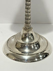 Metal Christmas Tree Candle Tea Lite Holder Silver Tone Made In India 14 5  Tall
