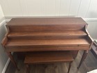 Kohler   Campbell Upright Piano 88 Keys 3 Pedals Walnut Brown Wood