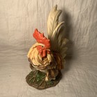 Vtg Porcelain Rooster Figurine 8    Tall Statue Decor Figurine Item 1761