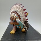 Chihuahua Figurine The Hamilton Collection Leaping Claws Feathers N Fur
