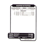 Pull Tickets - Pull Tabs - Jar - Game -huffed And Puffed