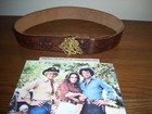 Rare Dukes Of Hazzard - Luke Duke 1978-79 Style 2 1 2  Brass Belt Buckle   Belt