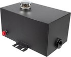 5 Gallon 14 Gauge Steel Hydraulic Fluid Reservoir Tank inlet 1-1 2   Outlet 3 4 