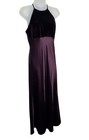 Vintage Long Slip Dress Burgundy Velvet Satin Halter Dark Fairy Whimsigoth Y2k