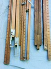 Antique Quaker Wooden Curtain Stretcher Drying Rack Tablecloth Lace Fabric Box