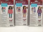 American Girl 12 Pc  Paper Doll Stylist Set Fashion Clings Lot Of 3 Dolls New