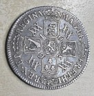 Uk Great Britain Shilling 1693 0 Silver Vf William And Mary