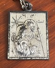 Vintage Sterling Silver Baby Jesus Mary St Joseph Charm With 23  Necklace