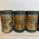 Lot Of 5 Antique Columbia Moulded Cylinder Record Phonograph Untested