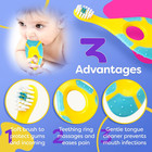 Baby Toothbrush 4 Pack  Toddler Toothbrush Age 1-2   Bonus Silicone Finger Brush