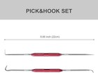 Comb Lock Teeth Picks  Comb Teeth Pick Set  Portable Stainless Steel Multifuncti