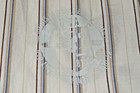 Vintage Guess Shirt Size L Y2k Retro Ivory White Vertical Stripe Utility Garment