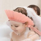 Baby Shower Cap Shield  Baby Hair Wash Hat  Shower Cap For Kids  Pink Bathing Ca