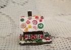 Dollhouse Miniature Artisan Christmas Gingerbread House Decoration L Bigley