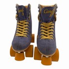 Candi Girl 4-wheel Roller Derby Skates Purple Suede Women s Size 8 Retro Roller