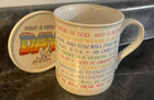 Hallmark Mug Mates    have A Rainbow Day    Ceramic Coffee Cup Lid Coaster Vintage