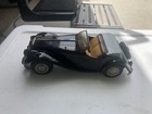 Vintage Japan Tin Litho Friction 1955 Style  Mg Midget Roadster Toy Car 8 1 2    L