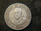 1912 Vf Xf Nicaragua En Dios Confiamos Cordoba Silver Coin Rare Type