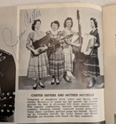 Stars Of Grand Ole Opry 1950 s Souvenir Picture Program - Signed By June Carter