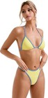 Triangle Halter Bikini Set - Cheeky Brazilian Push Up Bathing Suit   Xl 