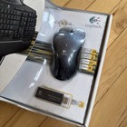 Logitech Cordless Wireless Mx3200 Laser Keyboard mouse Receiver New Open Box