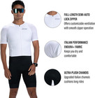 Men   s Core Tri Aero Fz Racesuit  Short Sleeve Moisture-wicking Triathlon Suit  P