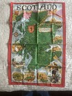 Vintage Linen Blend Scottish Tea Towels  2 