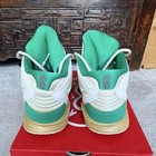 Nike Kyrie Infinity  gs  Mid Top Basketball Sneakers White green Youth 6y