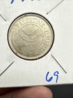 Israel Palestine British Mandate 50 Mils 1940 Silver Coin