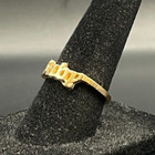 Gold Tone Baby Ring - Size 6 5