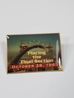 St Louis Arch Souvenir Pin Placing The Final Section October 28  1965