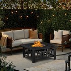 Propane Fire Pit Table 50 000 Btu Firepit Table For Outdoor Garden Patio Party