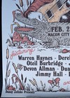 Dickey Betts In Memory Of Show 2025 Macon Ga Official Authentic Concert Poster