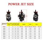 Motorcycle Flat Curtain Carburetor For Maikuni Pwk 21 24 26 28 30 32 34mm