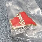  Vintage State Coors Beer Souvenir Lapel Pin Red Enamel Nos