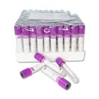 Vacuum Blood Collection Tube K2 Edta Additive 13x75mm 4ml Purple Exp 5 28  30075